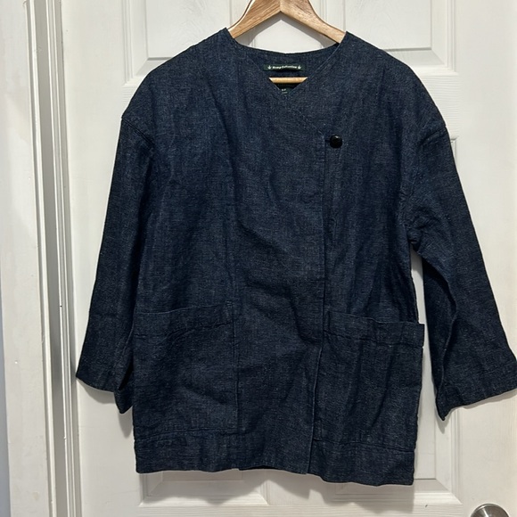 ROOTS Hemp Collection Jean jacket. Size S - Picture 2 of 13